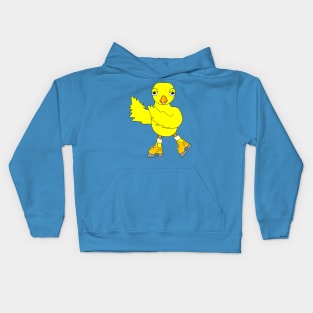 Ice Skating Chick Kids Hoodie